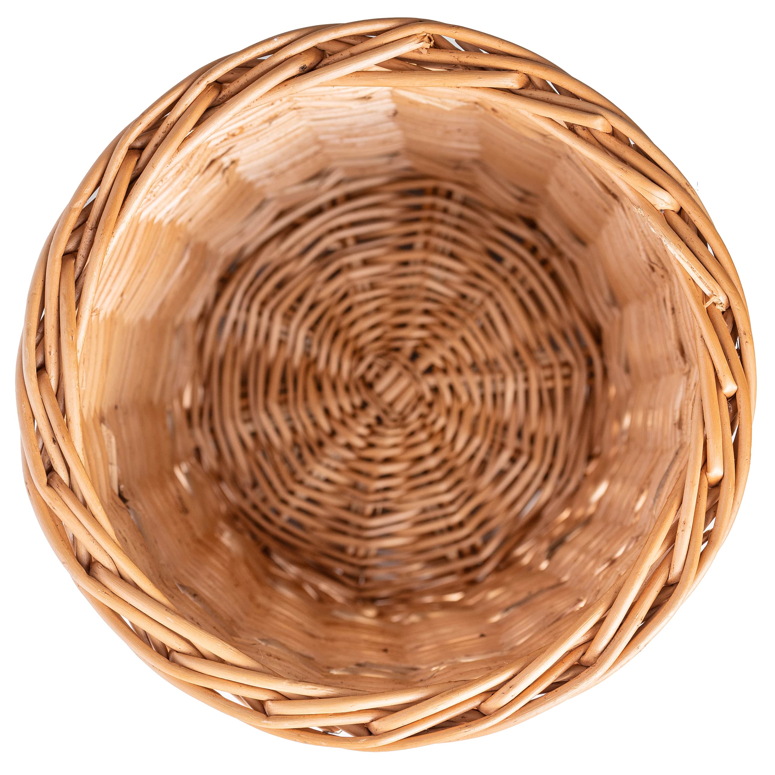Creative Home Panier En Osier Léger | 21 X 21 X 21 Cm (+/- 2 Cm) | Pot De Fleurs Rangement | Organisateur De Bureau