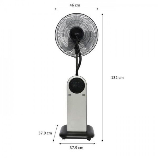 Ventilateur Brumisateur Sur Pied 3 En 1 Oceanic - Fonction Ioniseur D'air - 95w - Ø40