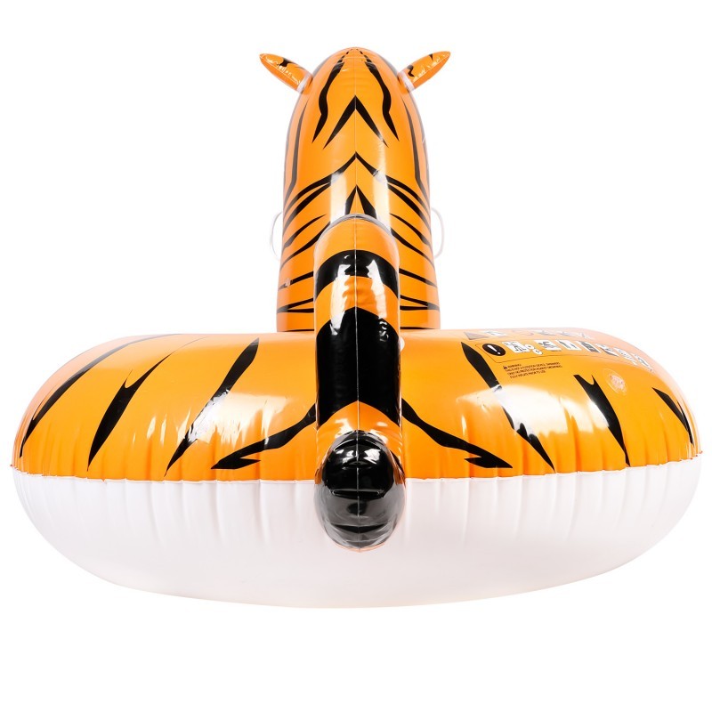 Bouée Gonflable Xxl Tigre Orange 150 X 105 X 100 Cm
