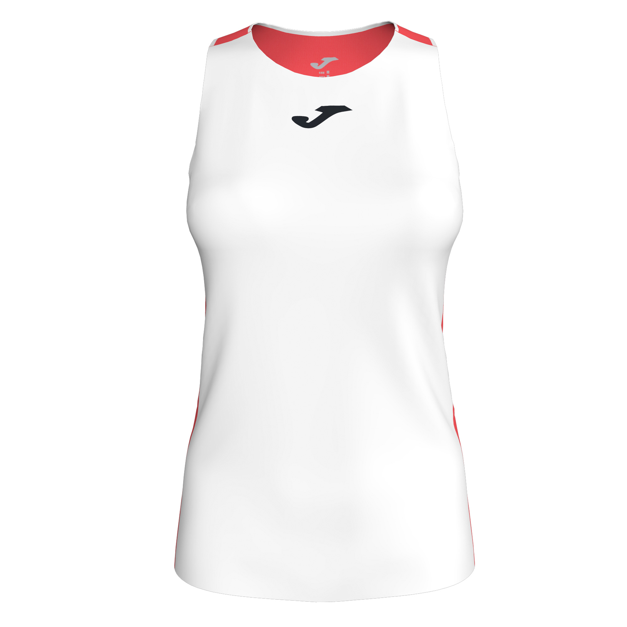 Camiseta Tirantes Joma Mujer Torneo Blanco Coral Fluor