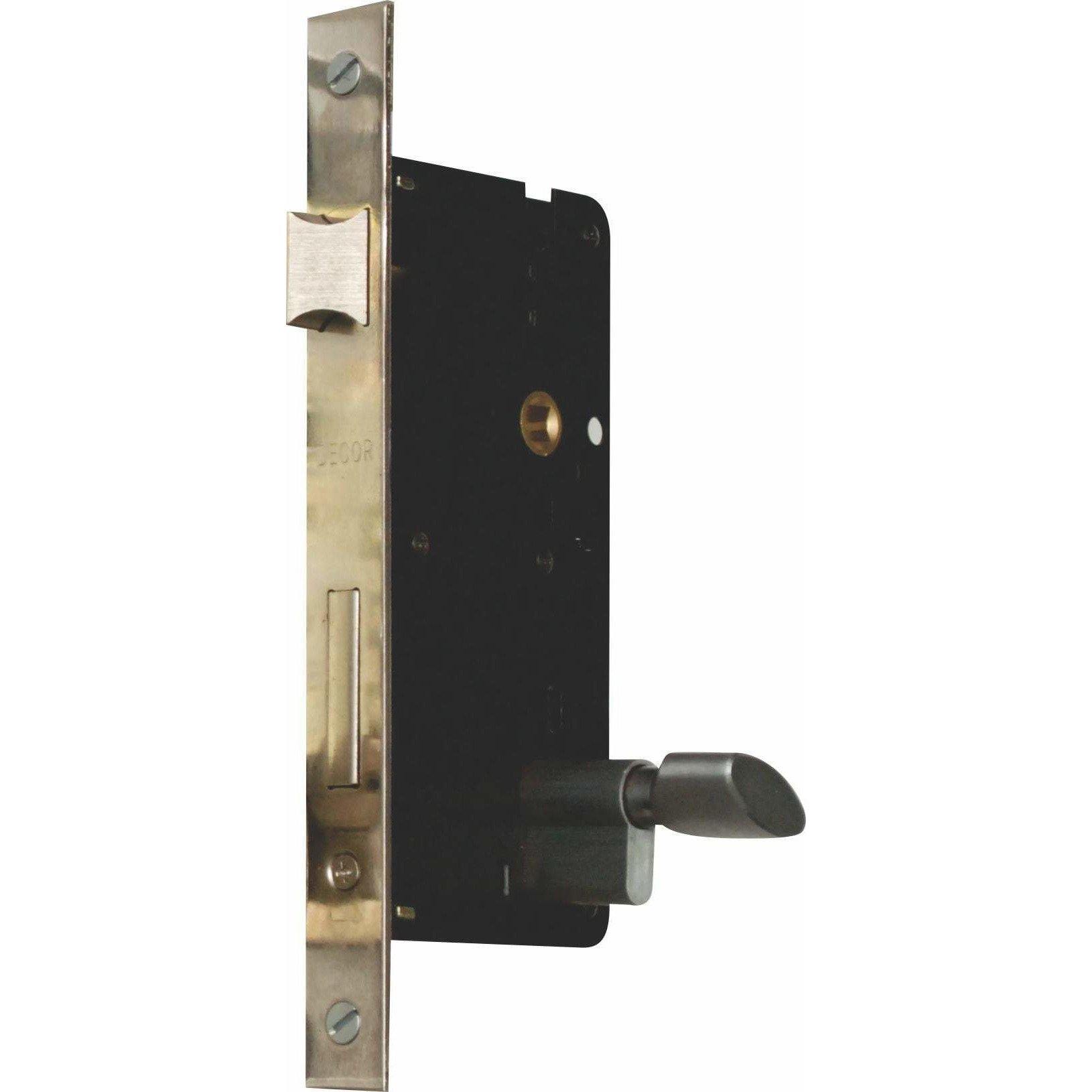 Door Lock - Latch - 60mm Backset - Double Locking (Lock Body Only)