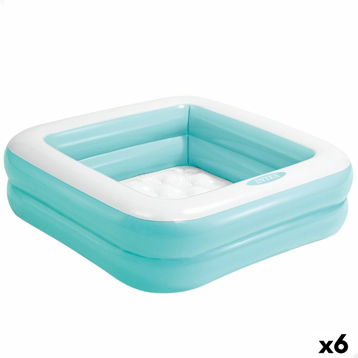 Pataugeoire gonflable pour enfants intex carr 86 x 25 x 86 cm 57 l 6
