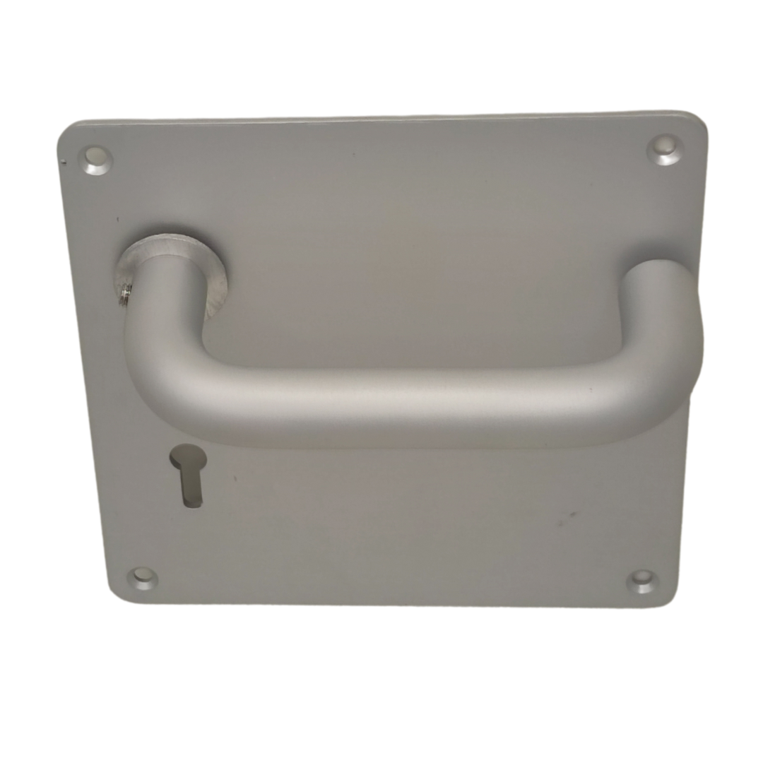 Aluminium Door Handles - Lever - On 150X150 Back Plate