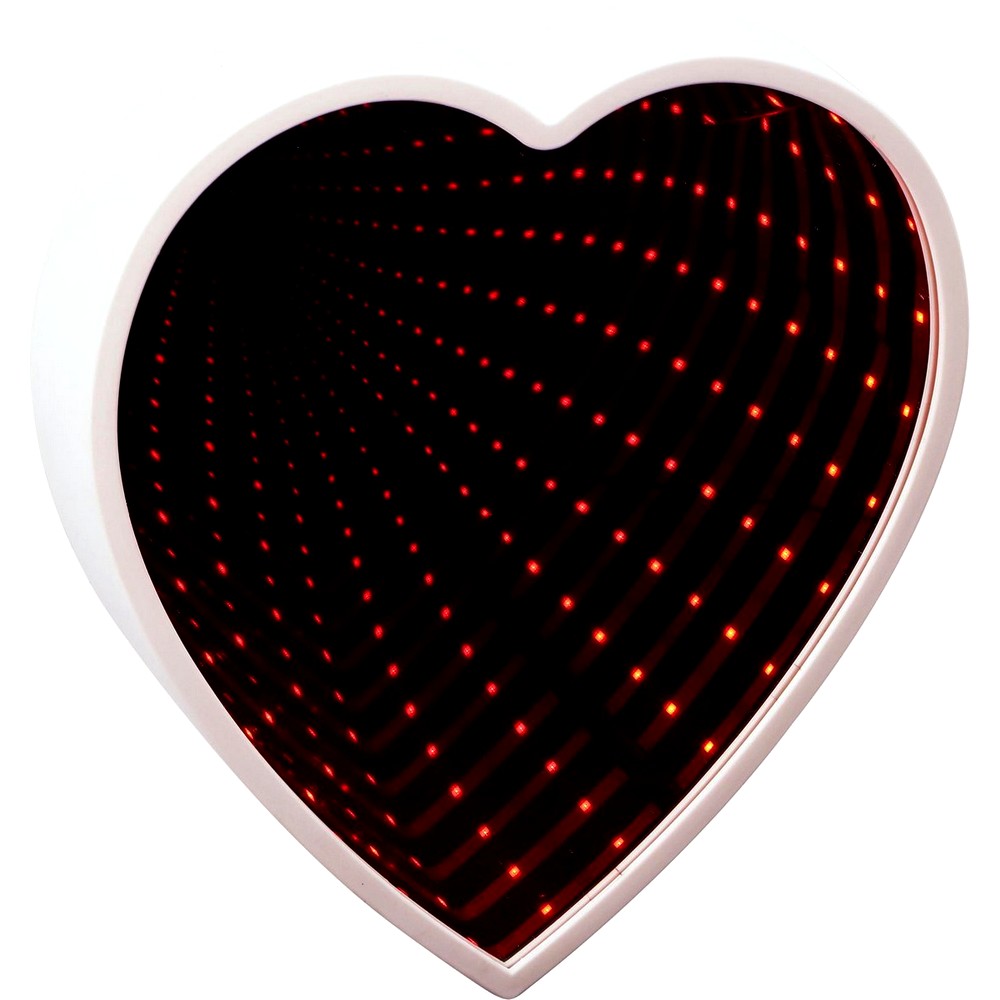 image: Image: Miroir A Led Coeur Decoration St Valentin