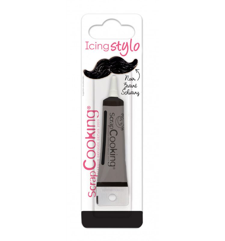 4 Découpoirs À Biscuits Sirène + Stylo De Glaçage Noir