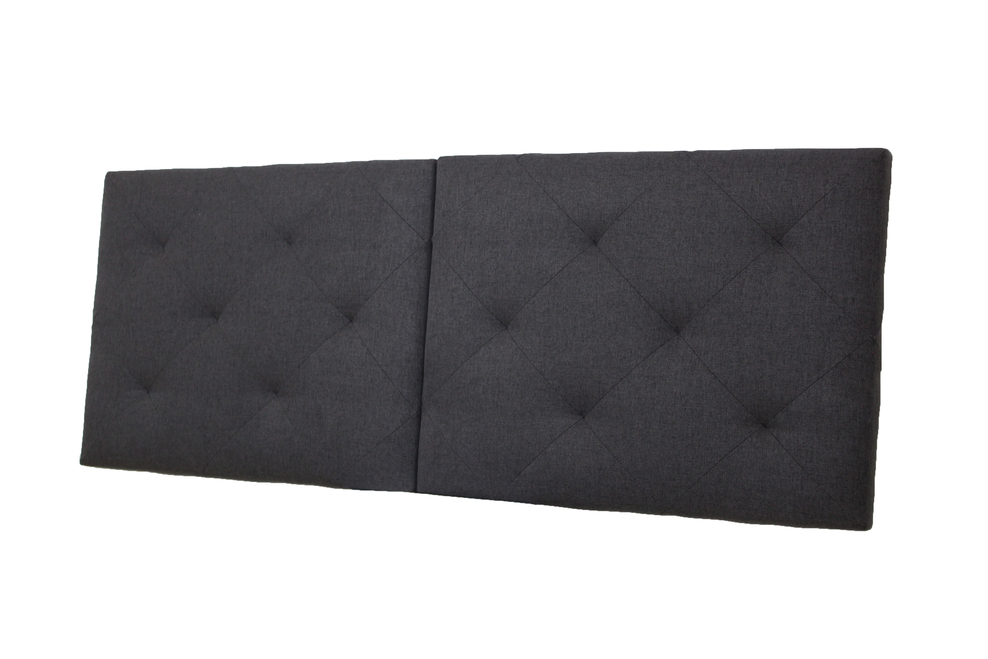 Tête De Lit 160x60 Cm, Tissu Gris