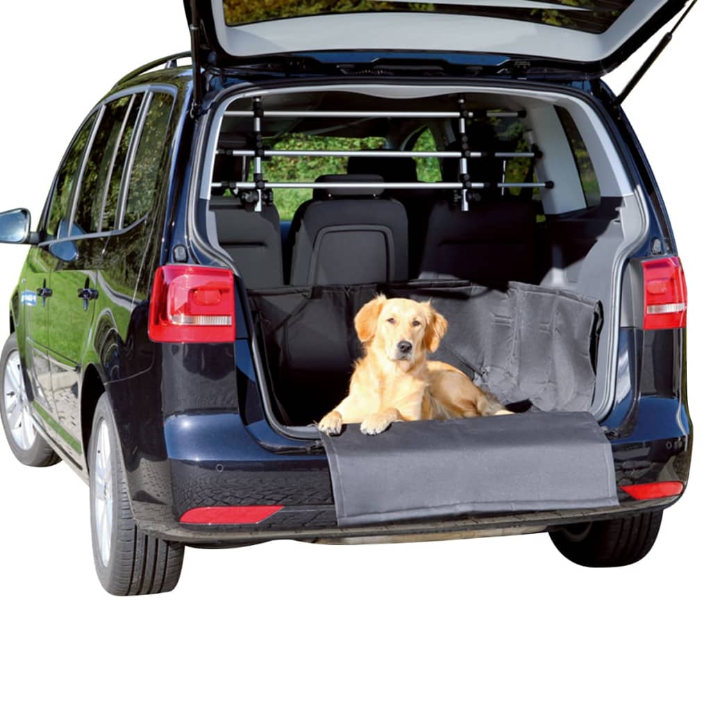 Tapis De Coffre Auto Pour Chiens 164 X 125 Cm Noir Trixie