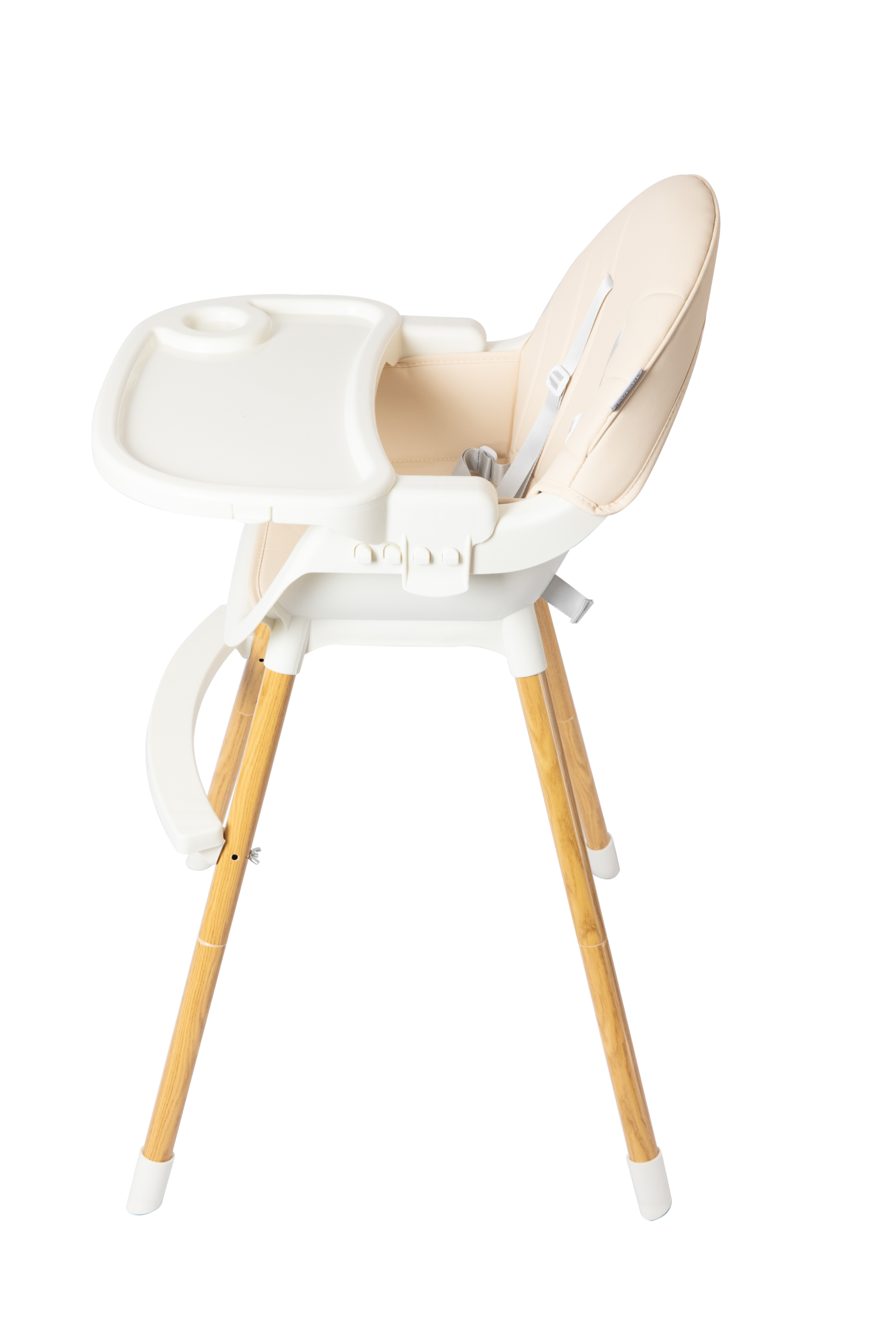 Honorbb Chaise Haute Koob Beige - 2 En 1 - Chaise Haute Et Fauteuil