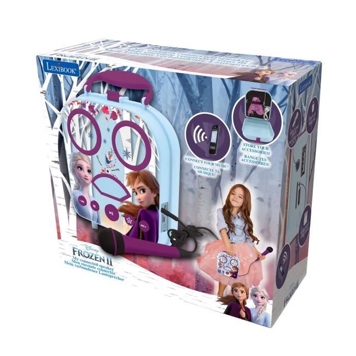 La Reine Des Neiges Mon Enceinte Connectée Portable Sans Fil Avec Micro Lexibook