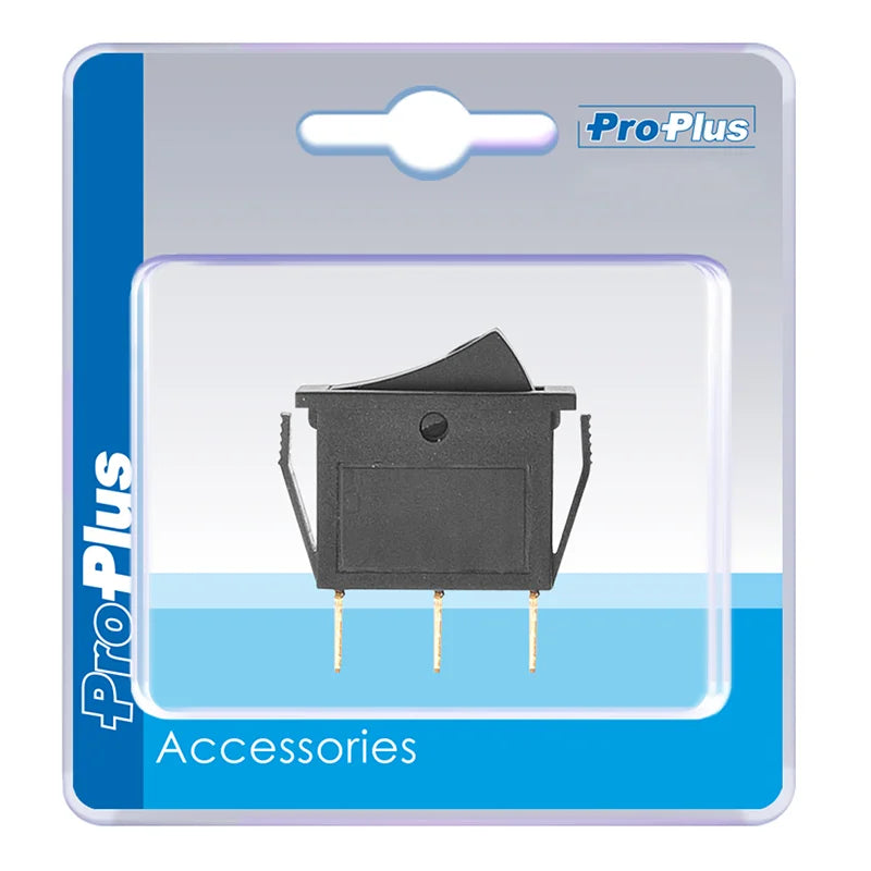image: Image: Interrupteur À Bascule Led Bleu 12v / 24v-max. 10a Dans Blister