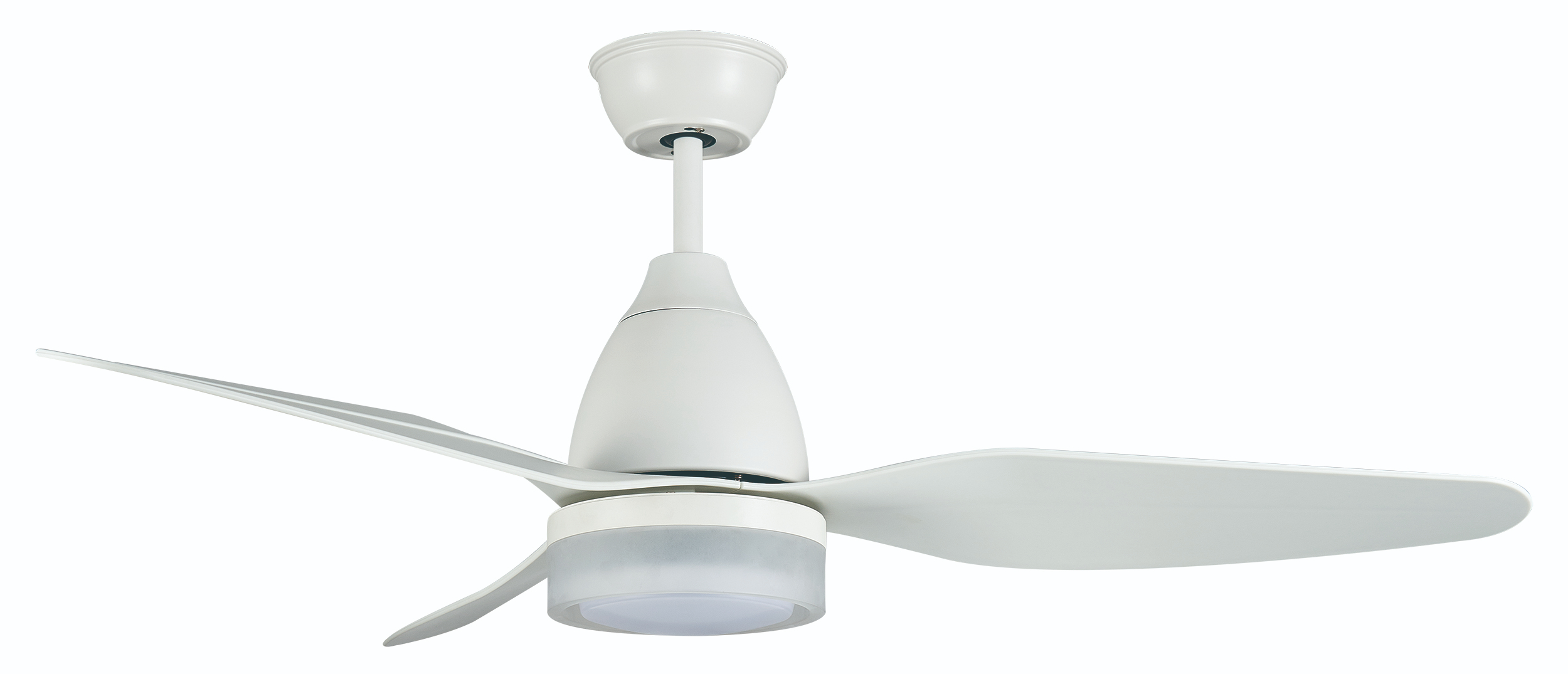 Ventilateur De Plafond Moteur Dc 117cm Led 30w 4000k Blanc