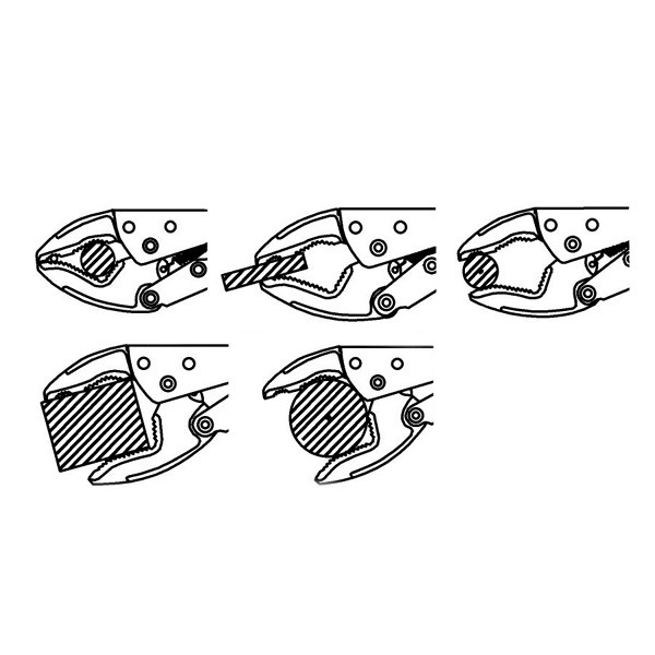 Pince-étau Multifonction 250 Mm Chromée 2957-250 Bahco