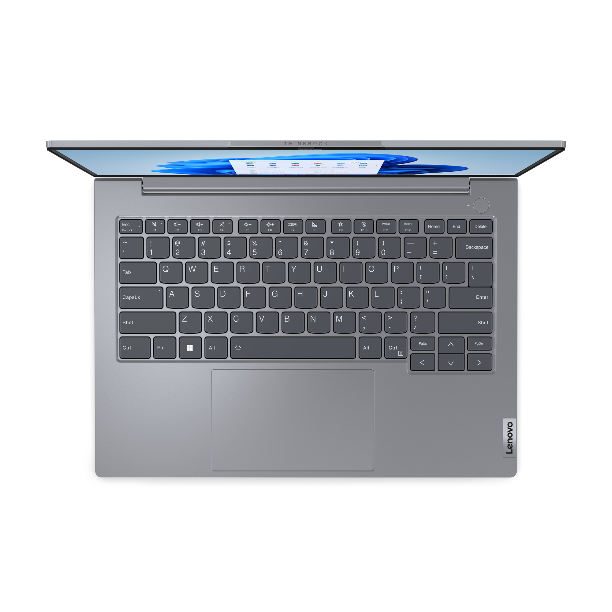 Lenovo ThinkBook 14 AMD Ryzen? 5 7430U Laptop 35,6 cm (14'') WUXGA 16 GB DDR4-SDRAM 512 GB SSD Wi-Fi 6 (802.11ax) Windows 11 Pro Grigio