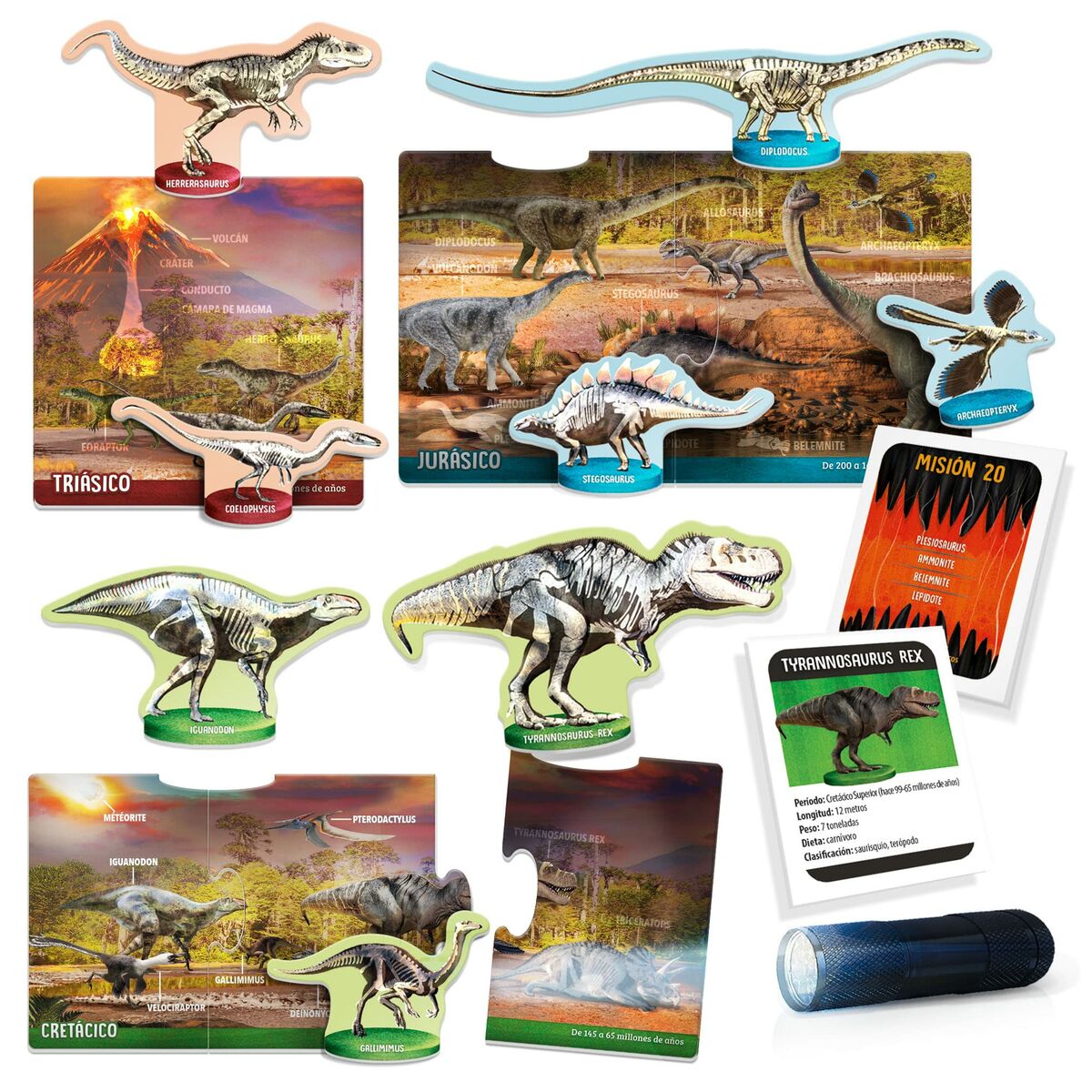Jeu Éducation Enfant Headu Rayos X Dinosaurios Espagnol