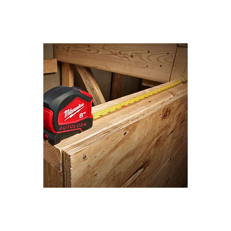 Mètre Ruban Autolock Milwaukee 8m - 4932464664
