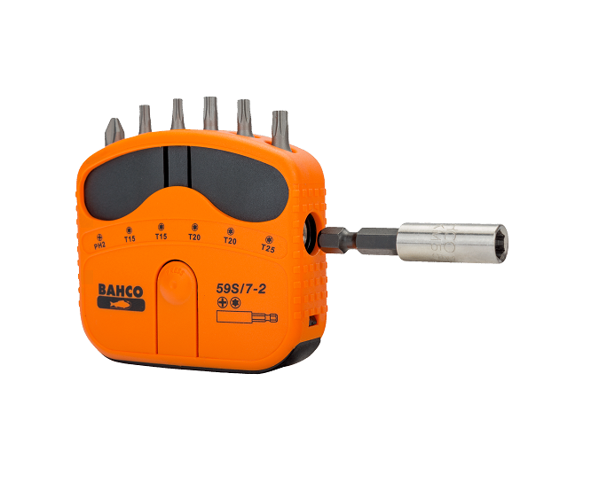 Jeu De 7 Pièces D'embouts 1/4 Pour Vis Phillips/torx 59s/7-2 Bahco