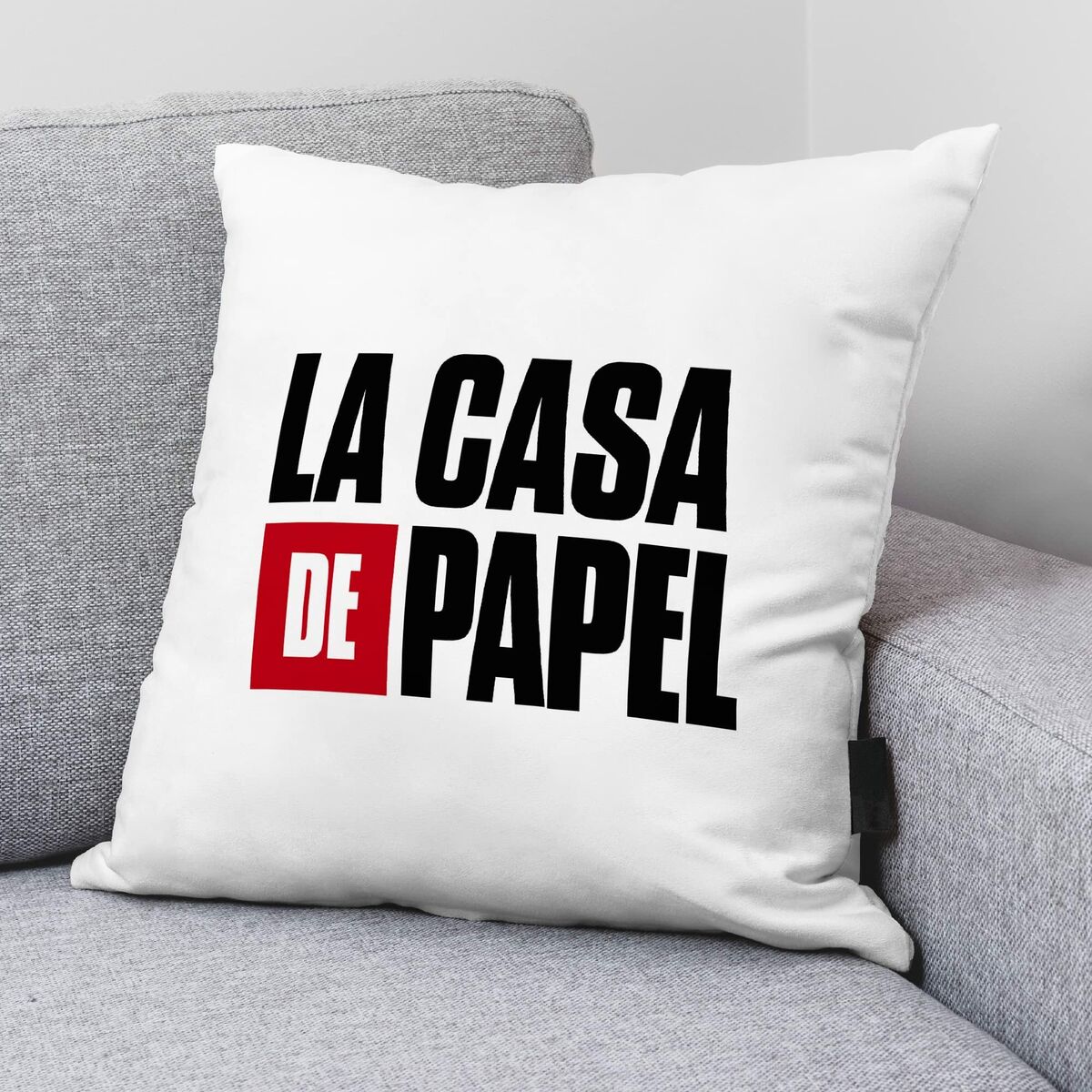 Housse De Coussin La Casa De Papel Lcdp A Blanc Multicouleur 45 X 45 Cm