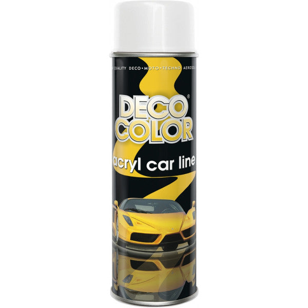 Lot De 12 Bombes De Peinture Blanc Brillant 500ml APP + 1 Bâche - Pour Auto Et Carrosserie