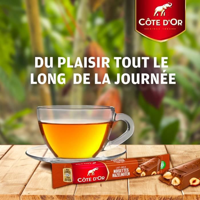 Cote D'or Bâton Chocolat Au Lait Et Noisettes Entieres - 32x45g CÔTE D'OR