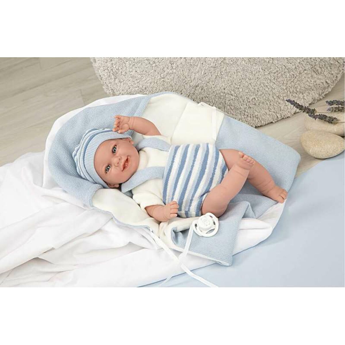 B?�b?� Poup?�e Arias Elegance Babyto Sucette 35 Cm Bleu ?� Prix Carrefour