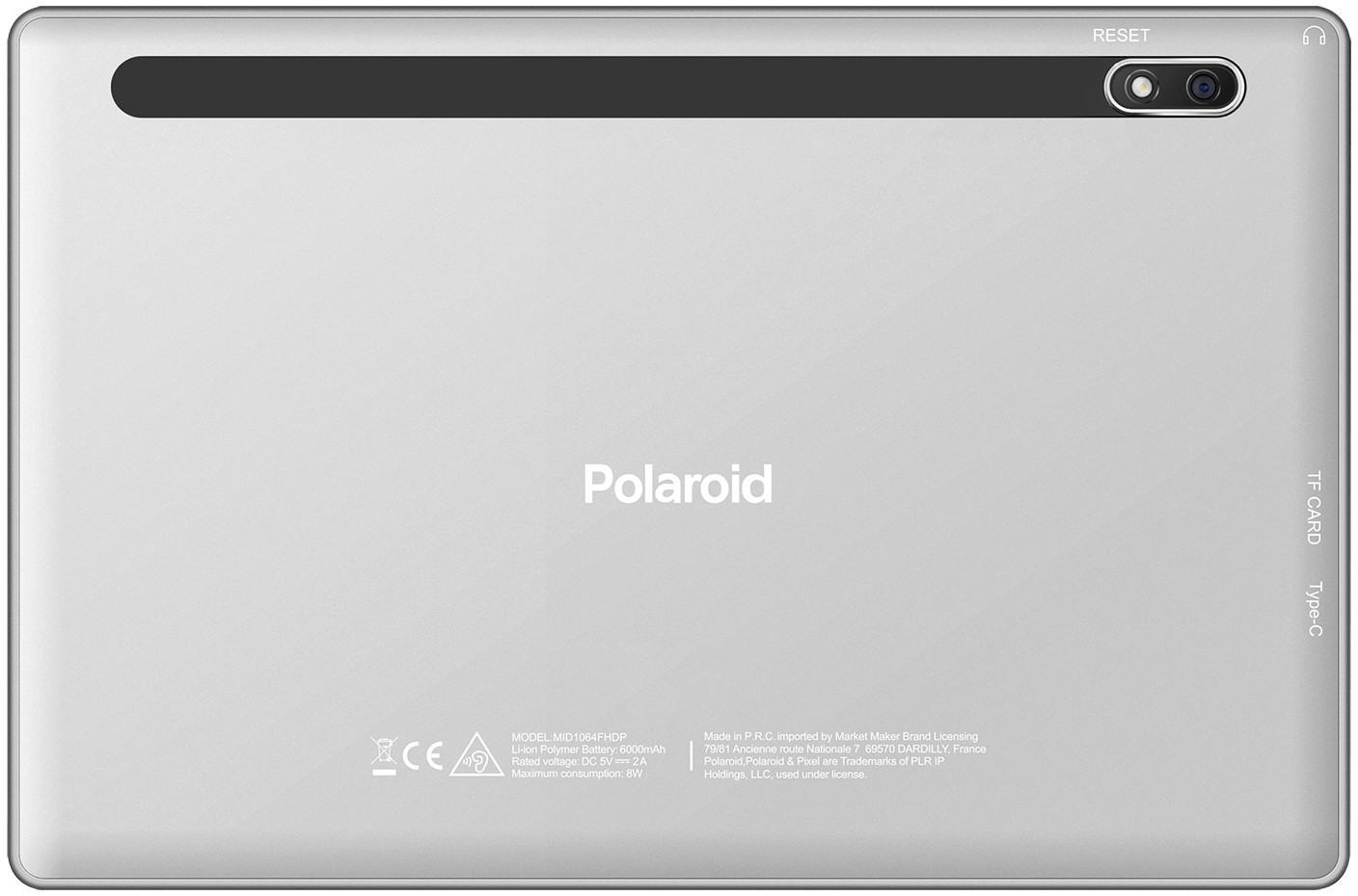 Custodia Protettiva Con Supporto Per Tablet Polaroid Neo FHD 2021 – Universale 10,1 Pollici, Colore Blu - 2
