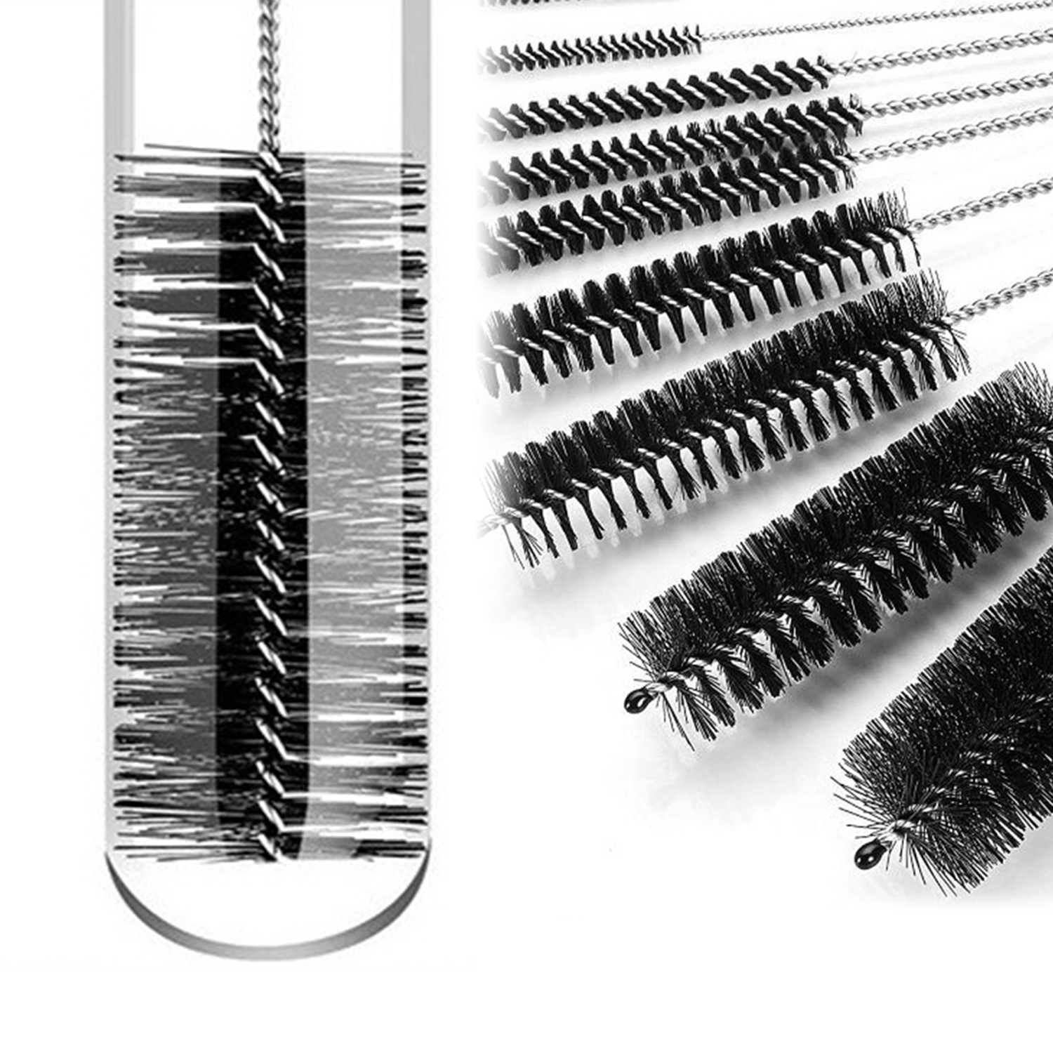 Jeu De 10 Brosses De Nettoyage, 2 Pièces