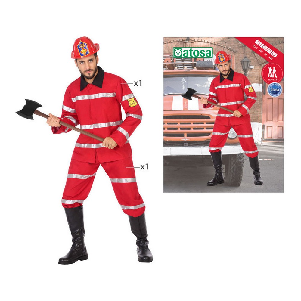 Déguisement Pour Adultes Disfraz Bombero Xs-s Shine Inline Sapeur-pompier Xs/s