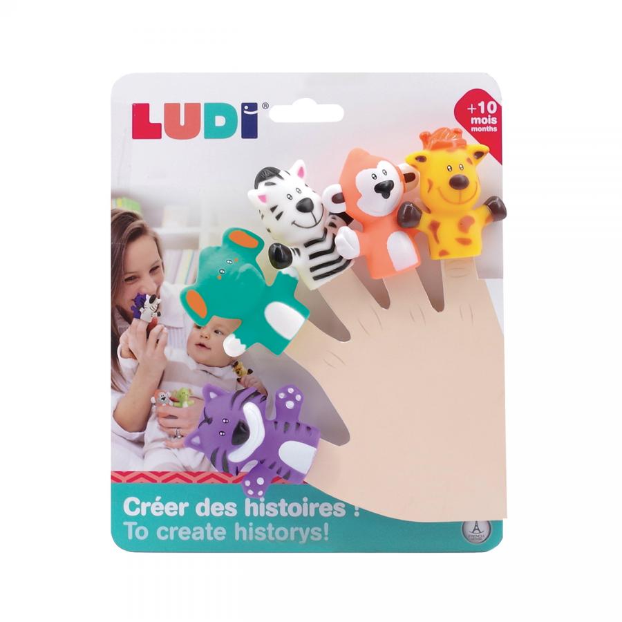 Pupets A Doigts Savane Crée Des Histoires