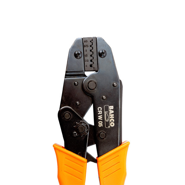 Pince À Sertir 225 Mm Avec Cliquet Pour Connecteurs Tubulaires 0,5 À 4 Mm² Cr W 05 Bahco