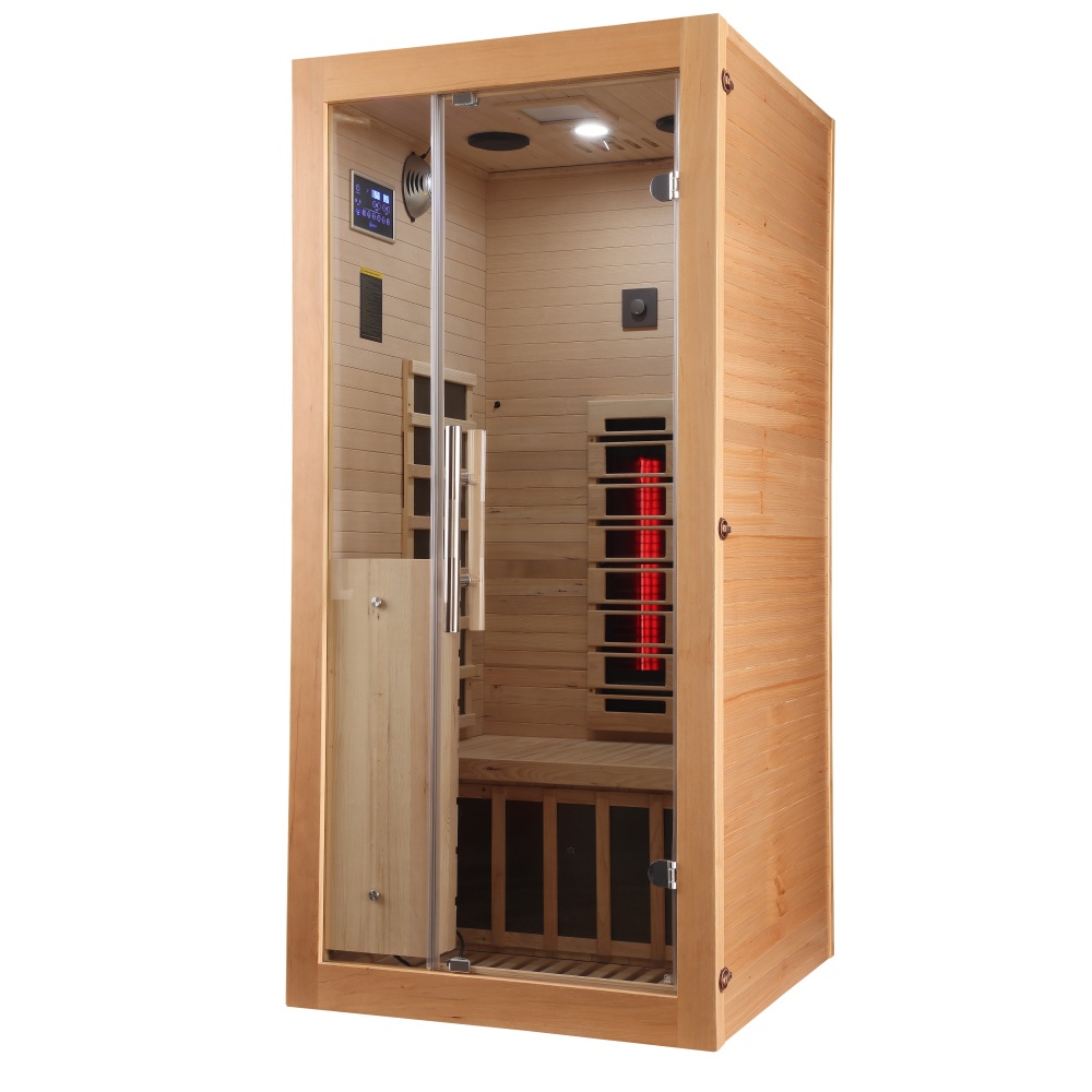 Infrasauna Belatrix Braga 1 RegenaRay – detail interiéru a žiaričov