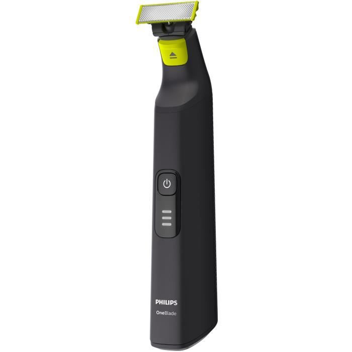 Rasoir/tondeuse Philips Qp6530/16 Oneblade Pro Pour Visage Et Corps Wet & Dry - 12 Hauteurs De Coupe - 1 Sabot Et 1 Lame