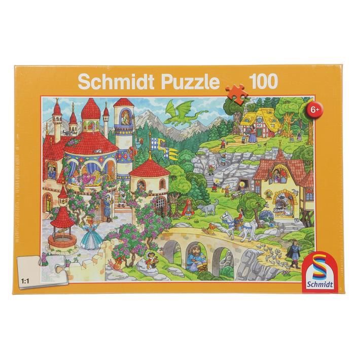 Schmidt Spiele Puzzle Au Pays Des Contes De Fées - 100 Pieces
