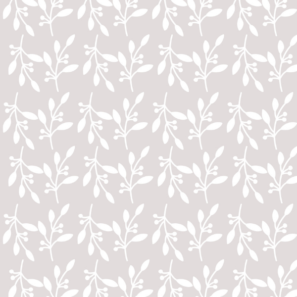 Grey Olive Leaves Wallpaper- Generic Pattern 3 - Large