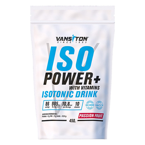 Изотоник ISO Power 450г Маракуя ТМ "Ванситон"