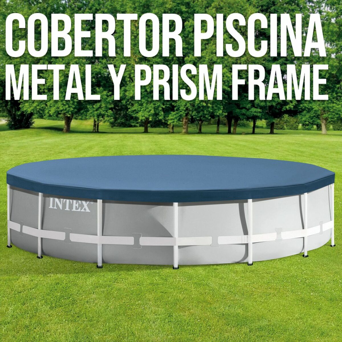 Bâches De Piscine Intex 28031 Metal Frame 366 X 25 X 366 Cm