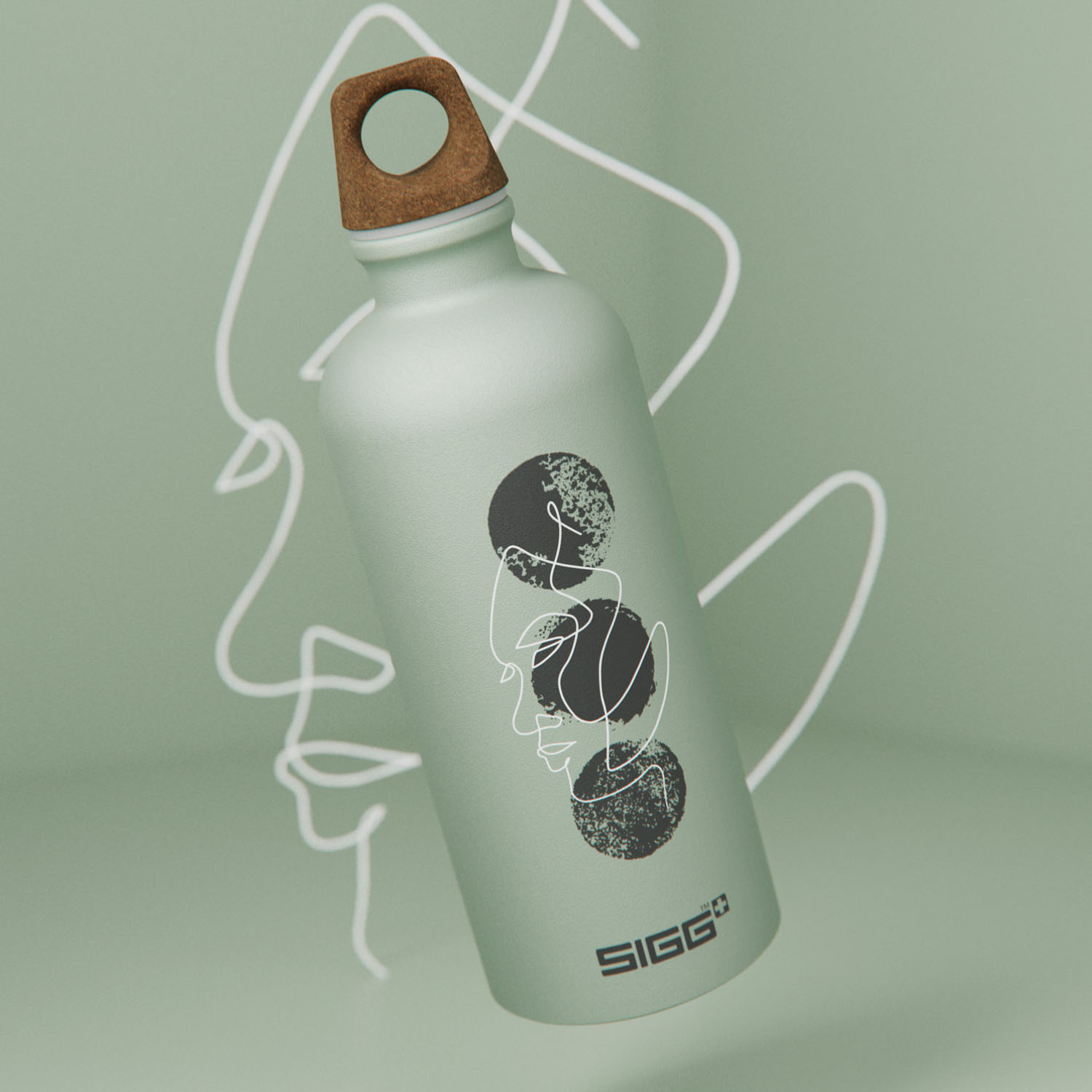 Gourde Sigg Traveller Myplanet Repeat 0,6l
