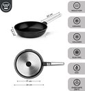 Westinghouse - Série Performance - Poêle À Frire 24 Cm + 28 Cm - Induction - Noir
