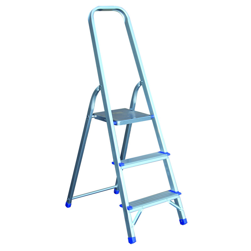 3 Step Aluminium Ladder - extended height 1230mm