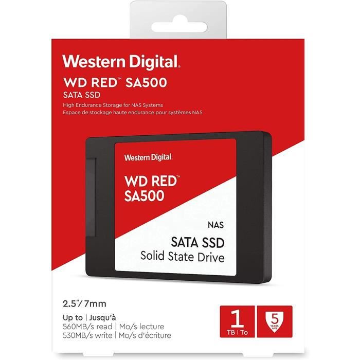Wd Red™ - Ssd Nas - Sa500 - 1to - 2.5 (wds100t1r0a)