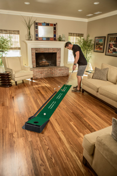 Tapis De Golf Intérieur, Sklz Pro Accelerator, Avec Retour De Balle, Vert - Slkz
