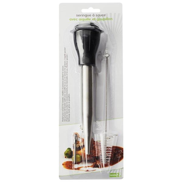 Seringue À Sauce En Inox Avec Aiguille Et Goupillon à Prix Carrefour