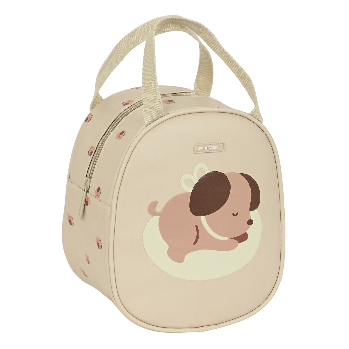 Sac Glacière Goûter Safta Puppy 19 X 22 X 14 Cm Beige