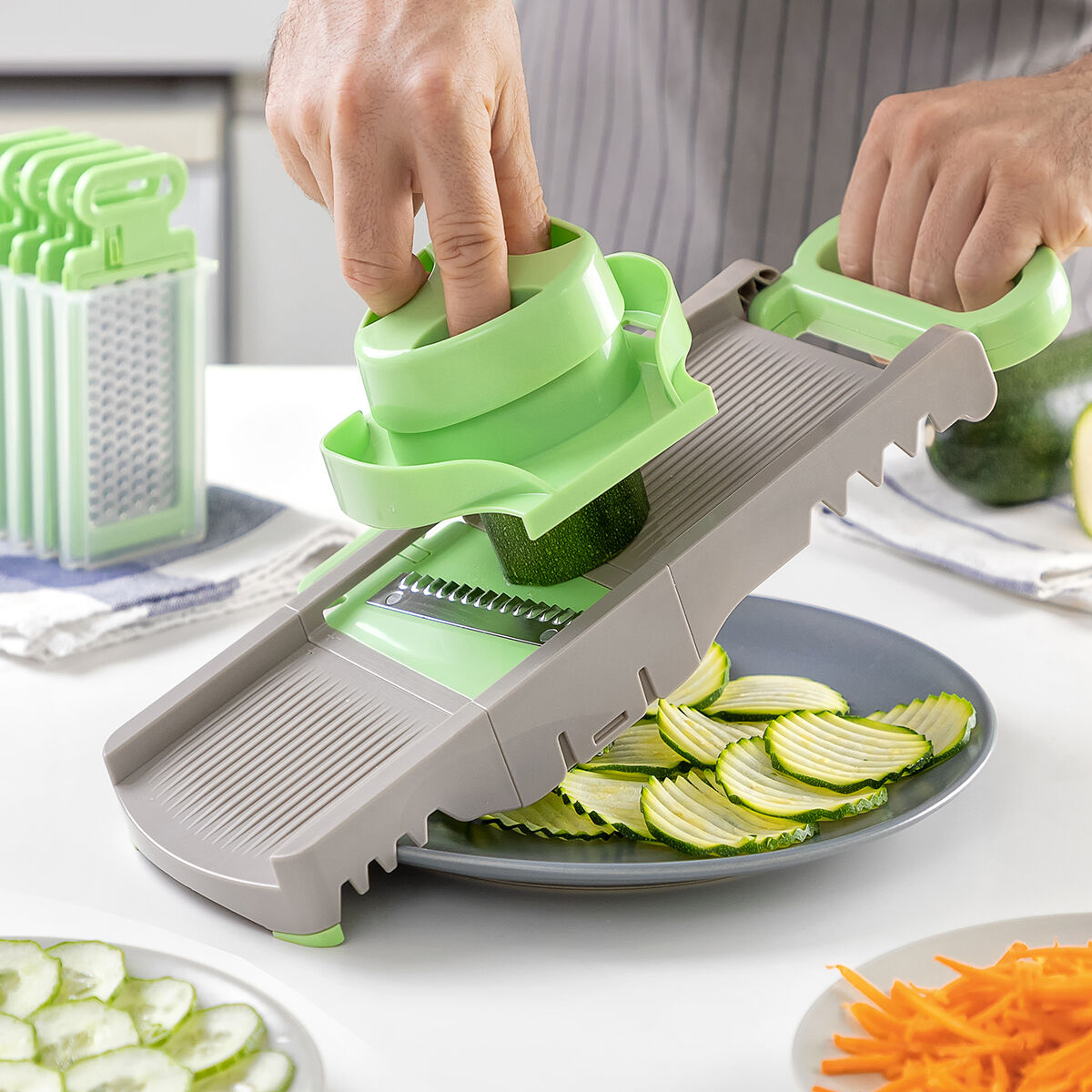 Mandoline-râpe Pliable 6 En 1 Choppie Innovagoods