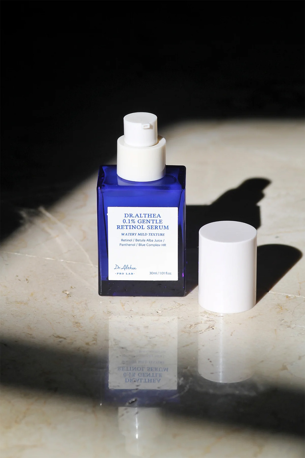 Textúra DR. ALTHEA 0.1% Gentle Retinol Serum