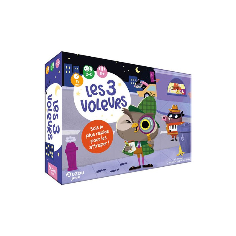 Jeu De Cartes Auzou Les 3 Voleurs