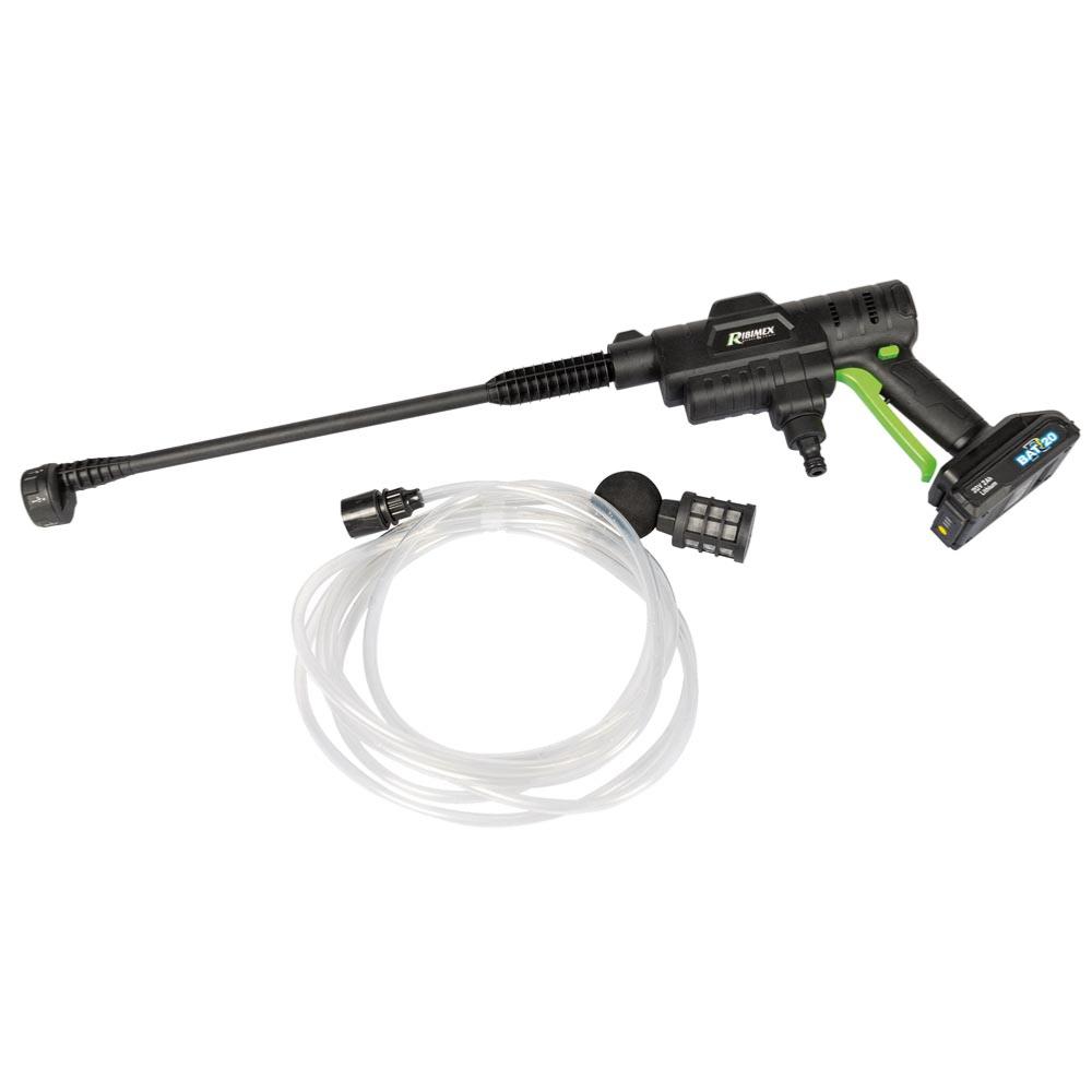 Nettoyeur Moyenne Pression À Batterie R-bat20 24 Bars, Avec Batterie 2 Amp Et Chargeur