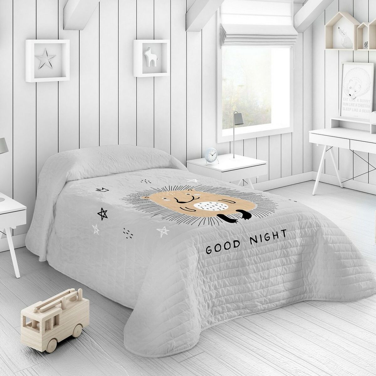 Couvre-lit Popcorn Nordic Urchin Ice (200 X 260 Cm) (lit De 105/110)