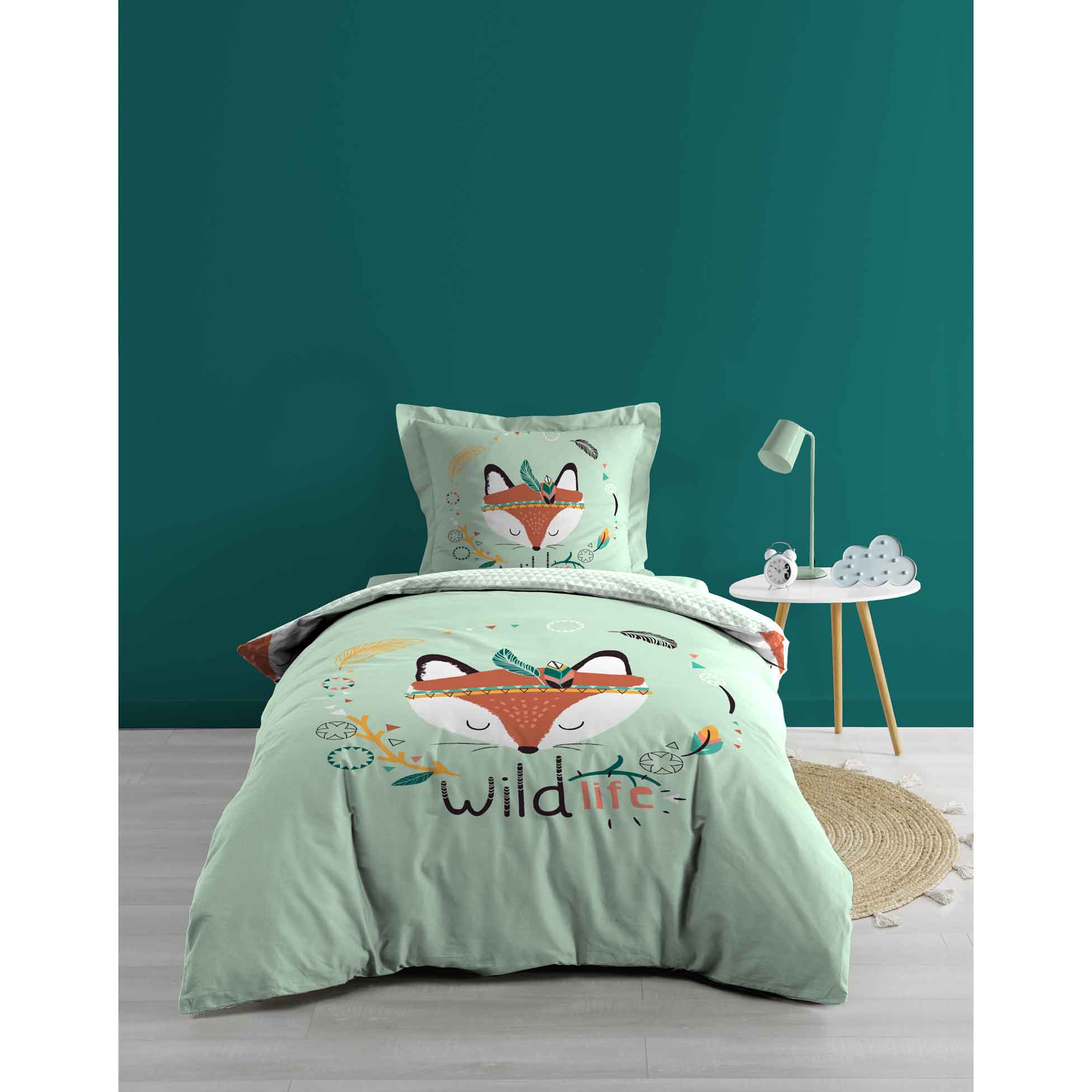 Parure Housse De Couette Petit Renard à Prix Carrefour