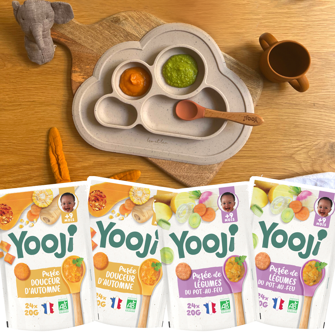 Lot X4 - Douceur D'automne & Pot-au-feu Bio - 12 Repas Dès 9 Mois - 4 X 480g YOOJI