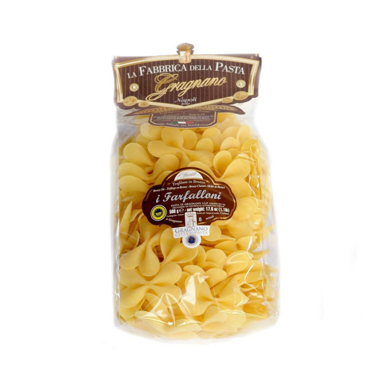 I Farfalloni - Pâtes De Gragnano Igp 500 Gr LA FABBRICA DELLA PASTA DI GRAGNANO